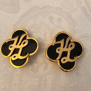 KARL LAGERFELD EARRINGS - VINTAGE 80'S